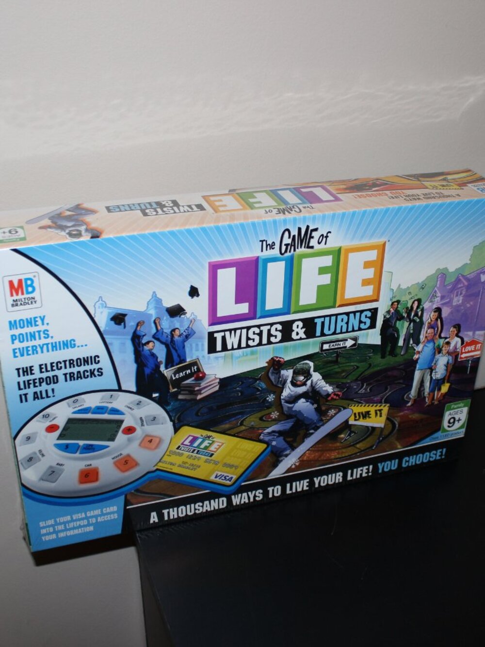 3/$188❤️sealed vintage 2007 The Game Of Life Twists & Turns + Electronic LIFEPod